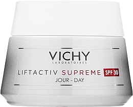 PRZECENA! Ujędrniający krem przeciwzmarszczkowy do twarzy SPF 30 - Vichy Liftactiv Supreme Intensive Anti-Wrinkle Day Cream * — Zdjęcie N1