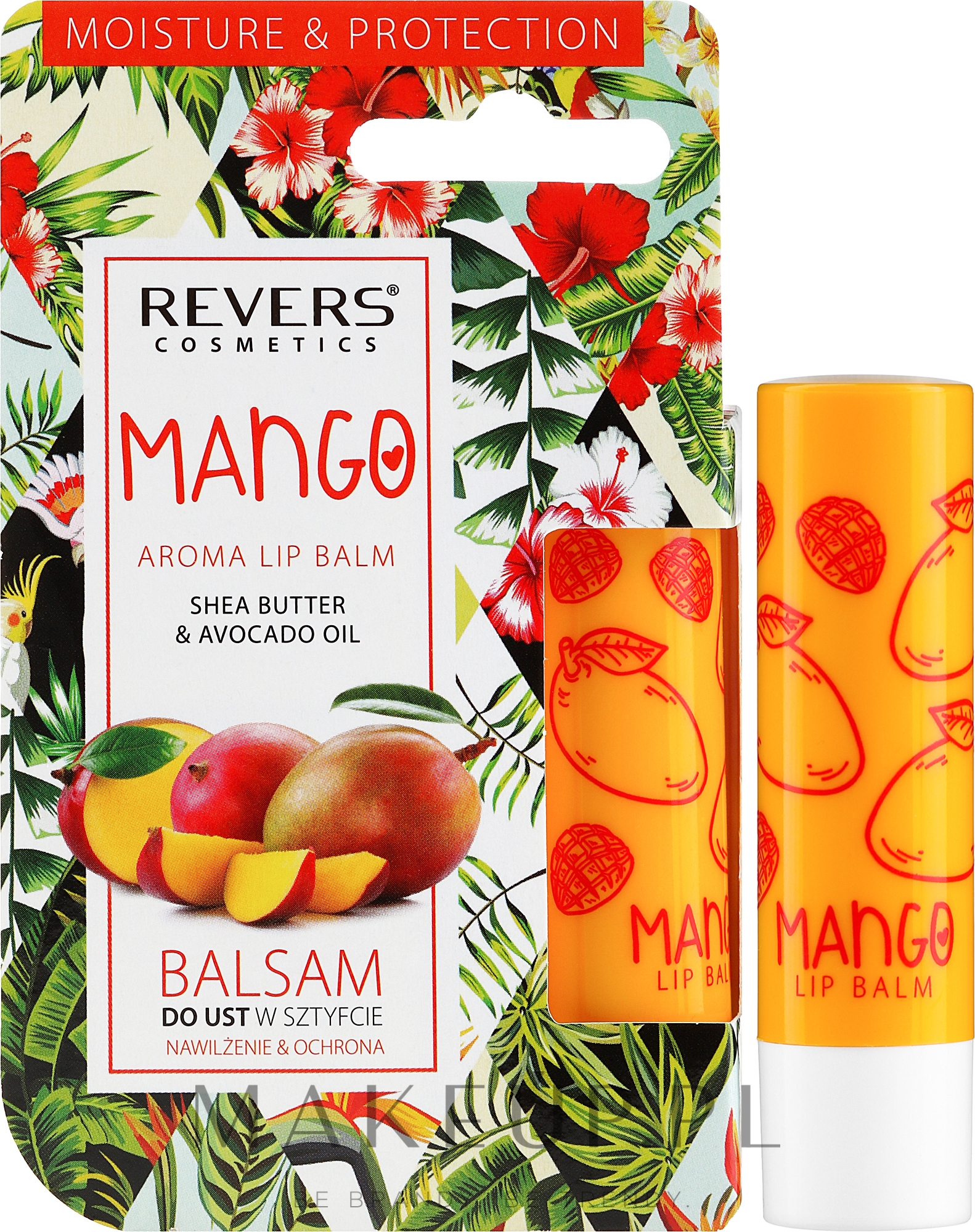 Balsam do ust o smaku mango - Revers Cosmetics — Zdjęcie 4 g