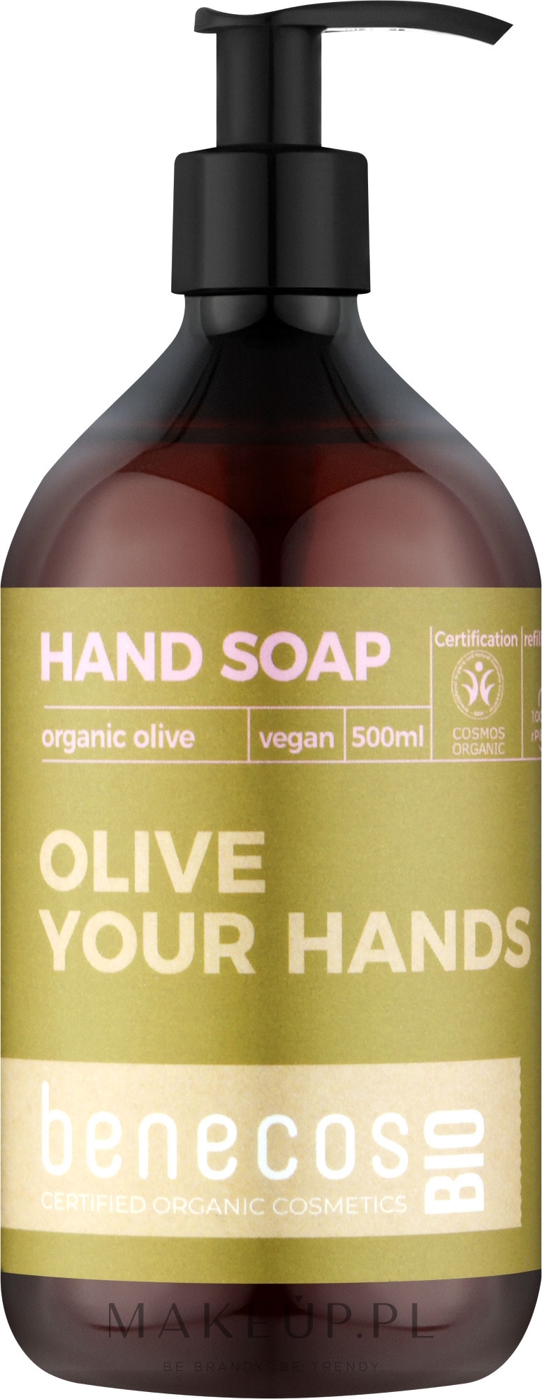 Mydło do rąk - Benecos Hand Soap Organic Olive Oil — Zdjęcie 500 ml