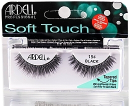Sztuczne rzęsy - Ardell Soft Touch Eye Lashes Black 154 — Zdjęcie N1