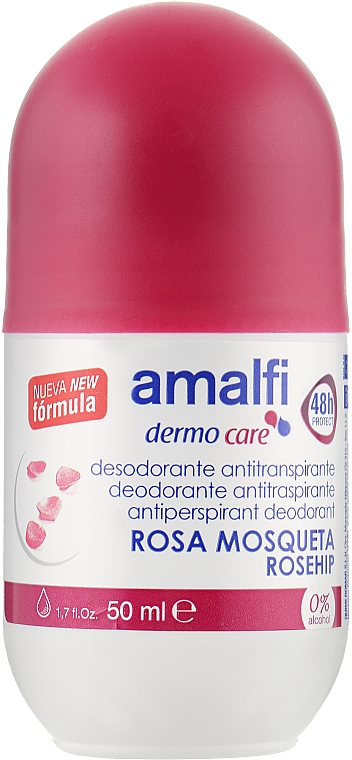 Dezodorant-antyperspirant w kulce Dzika róża - Amalfi Deo — Zdjęcie N1