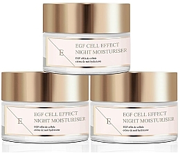 Kup Zestaw - Eclat Skin London EGF Cell Effect Night Moisturiser Set (f/cr/3x50ml)