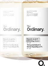 Tonik do twarzy z kwasem glikolowym 7% - The Ordinary Glycolic Acid 7% Toning Solution — Zdjęcie N5