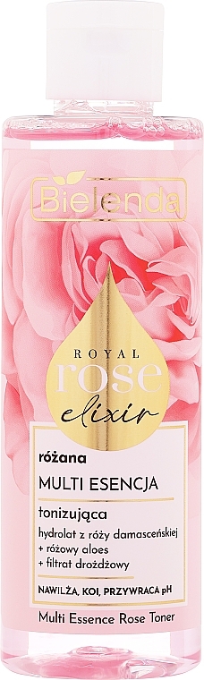 Esencja tonizująca Różana - Bielenda Royal Rose Elixir Multi Essence Rose Toner — Zdjęcie N1