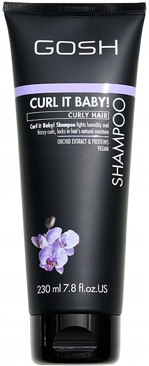 Szampon do włosów kręconych z ekstraktem z orchidei i proteinami - Gosh Copenhagen Curl It Baby Curly Hair Shampoo — Zdjęcie N1