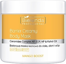 Barierowa maska kremowa do ciała - Bielenda Professional Mango Boost Barrier Creamy Body Mask — Zdjęcie N1