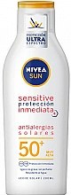 Kup Antyalergiczne mleczko przeciwsłoneczne do ciała SPF 50 - NIVEA SUN Anti-allergic Sun Protector Sensitiv Milk