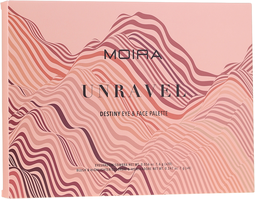 Paleta do makijażu - Moira Unravel Eye & Face Palette — Zdjęcie N3