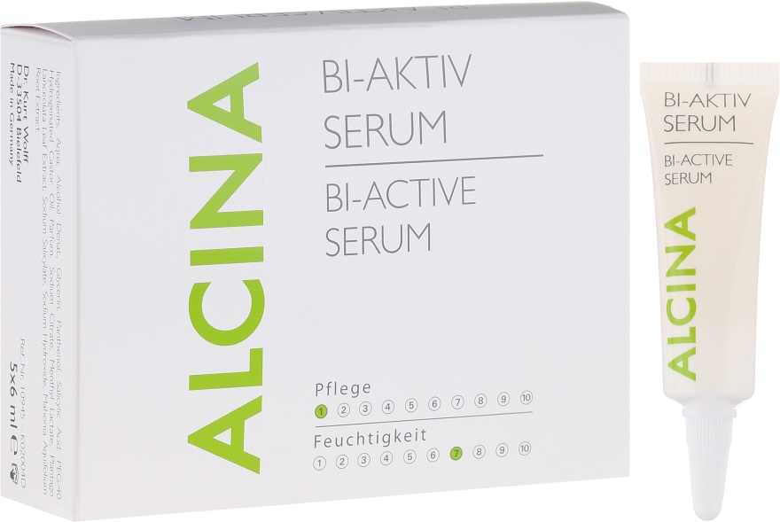 Serum intensywnie kojące podrażnioną skórę głowy - Alcina Hair Care Bi-Active Serum — Zdjęcie N1