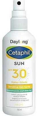 Żel przeciwsłoneczny w sprayu do skóry wrażliwej SPF30 - Daylong Cetaphil Sensitive SPF30 Gel-Spray — Zdjęcie N1
