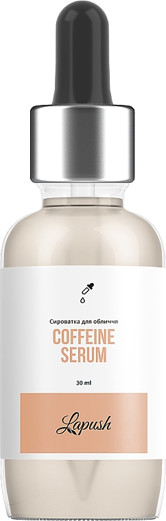 Tonizujące serum hialuronowe - Lapush Coffeine Serum — Zdjęcie N2