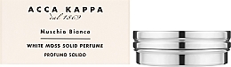 Acca Kappa White Moss - Perfumy w kremie  — Zdjęcie N2