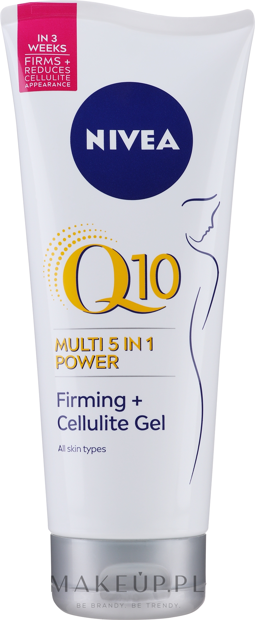 Antycellulitowy żel-krem do ciała z ekstraktem z lotosu - NIVEA Q10 PLUS Firming Anti-Cellulite Body Gel-Cream — Zdjęcie 200 ml