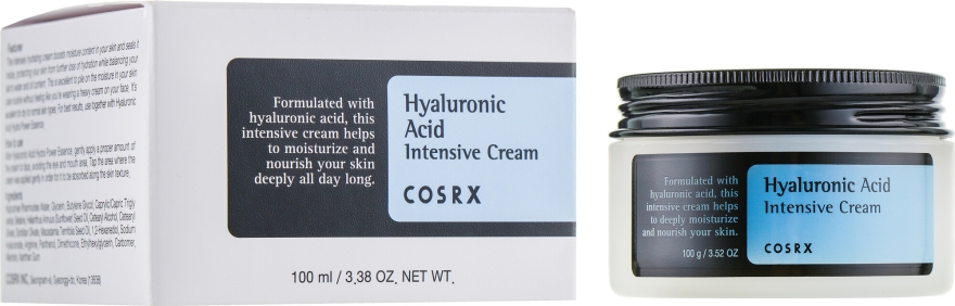 Intensywnie nawilżający krem z kwasem hialuronowym - Cosrx Hyaluronic Acid — Zdjęcie N1