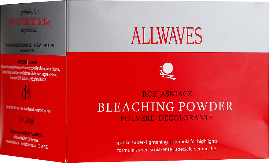 PRZECENA! Proszek do rozjaśniania włosów - Allwaves Bleaching Powder * — Zdjęcie N1