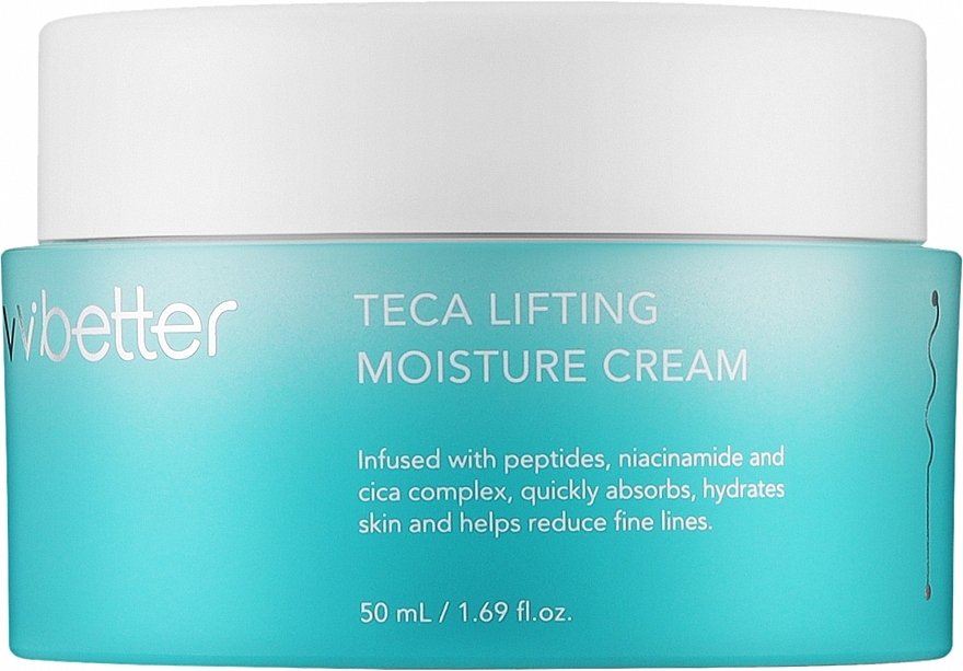 Nawilżający krem ​​z peptydami - Vvbetter Teca Lifting Moisture Cream — Zdjęcie N1