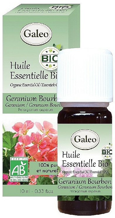 Olejek eteryczny Geranium - Galeo Organic Essential Oil Geranium Bourbon — Zdjęcie N1