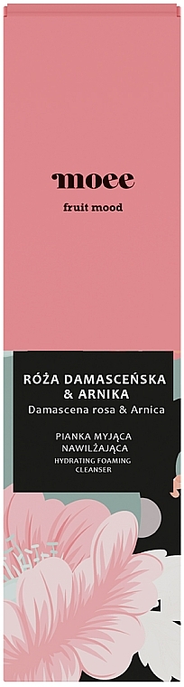 Nawilżająca pianka myjąca Róża damasceńska i arnika - Moee Fruit Mood Damascena Rosa & Arnica — Zdjęcie N1