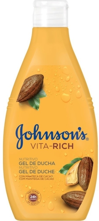 Żel pod prysznic z masłem kakaowym - Johnson’s® Body Care Vita Rich With Butter Cocoa