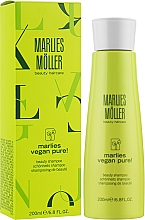Naturalny szampon do włosów Wegański - Marlies Moller Marlies Vegan Pure! Beauty Shampoo — Zdjęcie N2