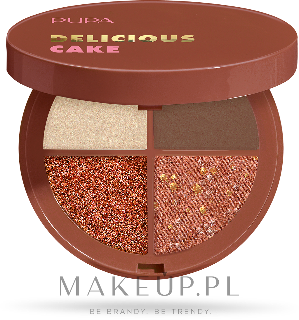 Paleta cieni do powiek - Pupa Delicious Cake Scented Eyeshadow Palette — Zdjęcie Caramel Cake