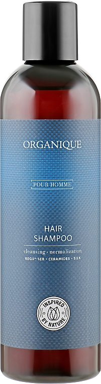 Odświeżający szampon do włosów dla mężczyzn - Organique Naturals Pour Homme Hair Shampoo