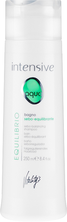 Szampon do włosów - Vitality’s Intensive Aqua Equilibrio Sebo-Balancing Shampoo