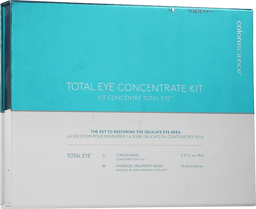 PRZECENA! Zestaw do oczu - Colorescience Total Eye Concentrate Kit (conc/8 ml + patches/12 pcs) * — Zdjęcie N3