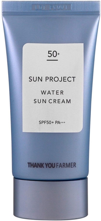 Organiczny wodoodporny krem przeciwsłoneczny z wyciągiem z aloesu - Thank You Farmer Sun Project Water Sun Cream SPF50+ PA+++ — Zdjęcie N1