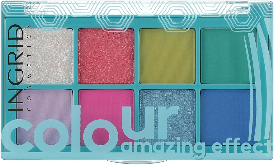 Paleta cieni do powiek - Ingrid Cosmetics Colour Amazing Effect Eyeshadow Palette — Zdjęcie N2