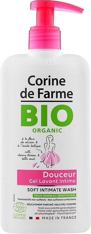 Żel do higieny intymnej - Corine De Farme Bio Organic Gel Intime — Zdjęcie N1