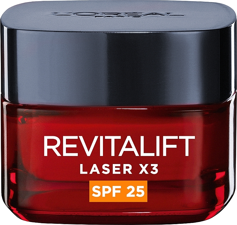 PRZECENA! L'Oreal Paris Revitalift Laser X3 - Przeciwstarzeniowy krem do twarzy na dzień Intensywna regeneracja SPF 25 * — Zdjęcie N5