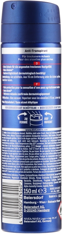 Antyperspirant w sprayu dla mężczyzn - NIVEA MEN Dry Impact Deo Spray — Zdjęcie N2
