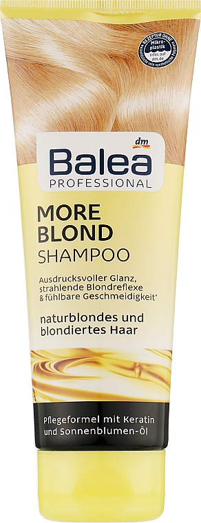 Szampon do włosów, Więcej blond - Balea Professional More Blond Shampoo