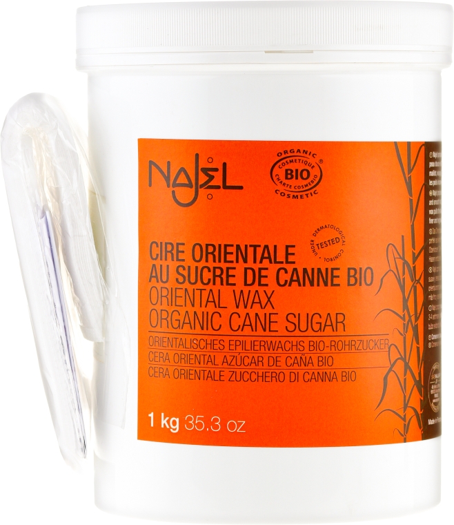 Pasta cukrowa do depilacji - Najel Organic Oriental Sugar Wax — Zdjęcie N3