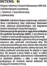 Kolagen morski + hialuron + wit. C - Intenson Anti-Age — Zdjęcie N2