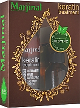 Kup PRZECENA! Zestaw do regeneracji włosów - Marjinal Keratin Hair Treatment (keratin/oil/100ml + keratin/spray/250ml) *
