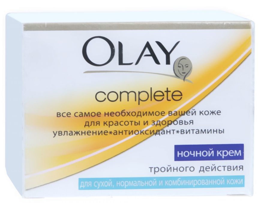 Krem na noc o potrójnym działaniu - Olay Complete Night Cream — Zdjęcie N2