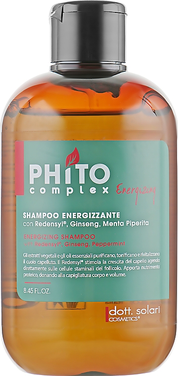 Energetyzujący szampon do włosów - Dott. Solari Phito Complex Energizing Shampoo
