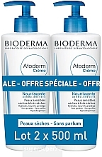 Zestaw - Bioderma Atoderm (cream/2x500ml) — Zdjęcie N1