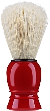 Pędzel do golenia, 4202, czerwony - Acca Kappa Shaving Brush — Zdjęcie N1