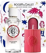 Roger&Gallet Gingembre - Zestaw (fr/water/100ml + candle/75g) — Zdjęcie N1