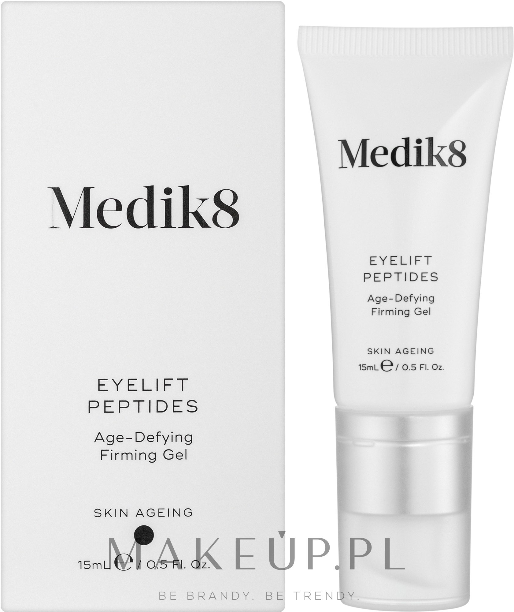Liftingujący krem pod oczy - Medik8 Eyelift Peptides Age-Defying Eye Firming Gel — Zdjęcie 15 ml