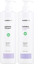 Zestaw - Morris Hair Hydrating Synergy Kit (Shmp/1000ml + cond/1000ml) — Zdjęcie N1