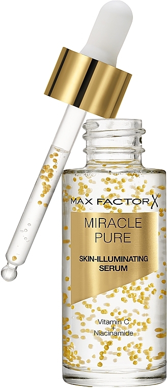 Nawilżające serum regenerujące do twarzy - Max Factor Miracle Pure Skin Illuminating Serum — Zdjęcie N2