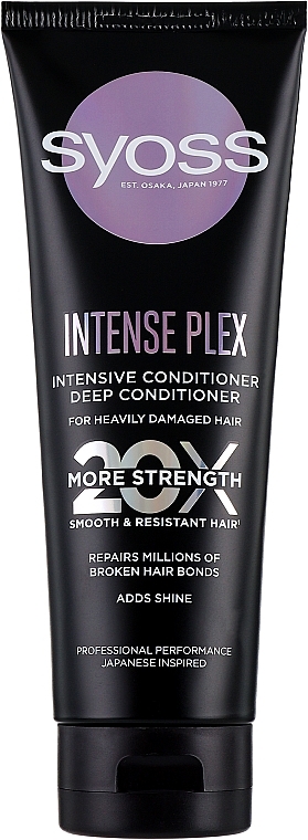 Odżywka do włosów zniszczonych - Syoss Intense Plex Conditioner — Zdjęcie N1