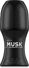 Avon Musk+ Metropolitano - Dezodorant-antyperspirant w kulce — Zdjęcie N1