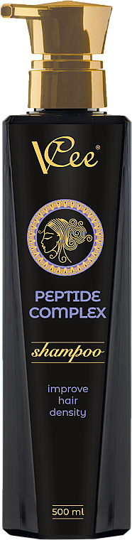 Szampon zwiększający objętość włosów z kompleksem peptydowym - VCee Shampoo Peptide Complex — Zdjęcie N1
