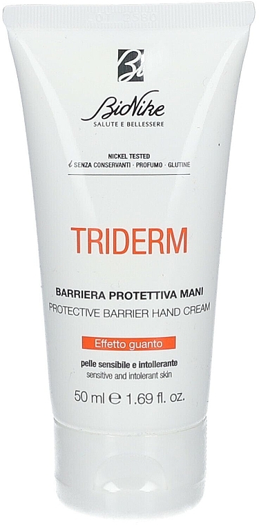 Krem do rąk - BioNike Triderm Protective Barrier Hand Cream — Zdjęcie N1