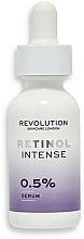 Wygładzające serum do twarzy z retinolem 0.5% - Revolution Skincare 0.5% Retinol Intense Serum  — Zdjęcie N1
